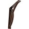 Ekena Millwork Miller Wrought Iron Bracket, (Triple center brace), Antiqued Copper 2"W x 12"D x 15"H BKTM02X12X15TMIACO - alternate 1